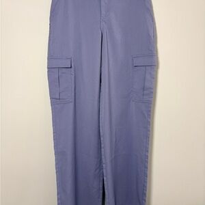 H&M Divided Blue Cargo Pants Stretch